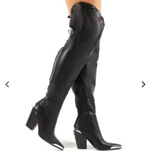 Public Desire Honor Knee High Boots